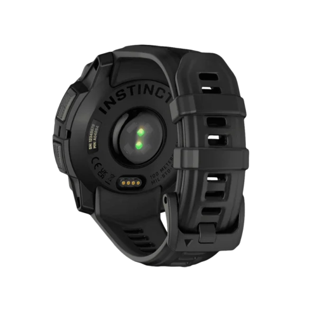 Смарт-годинник Garmin Instinct 3 45mm AMOLED Black with Black Band (010-02936-00)