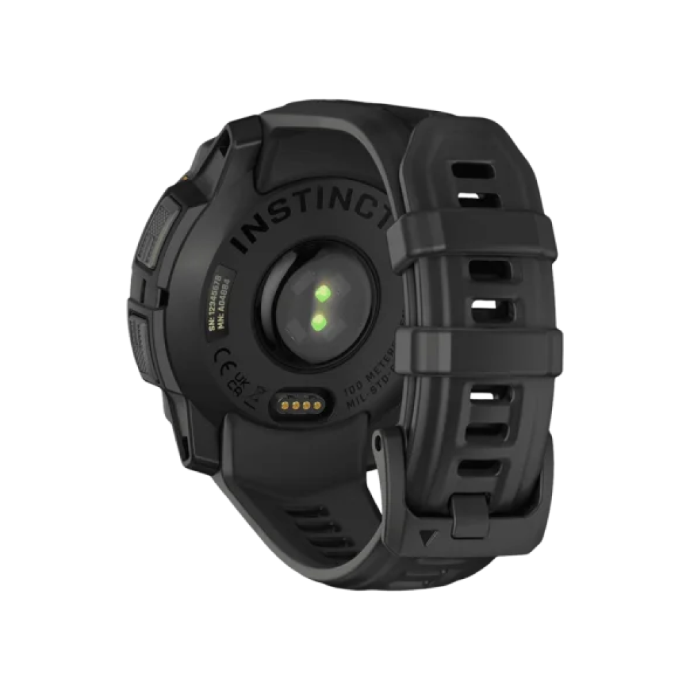 Смарт-годинник Garmin Instinct 3 45mm Solar Black with Black Band (010-02934-00)