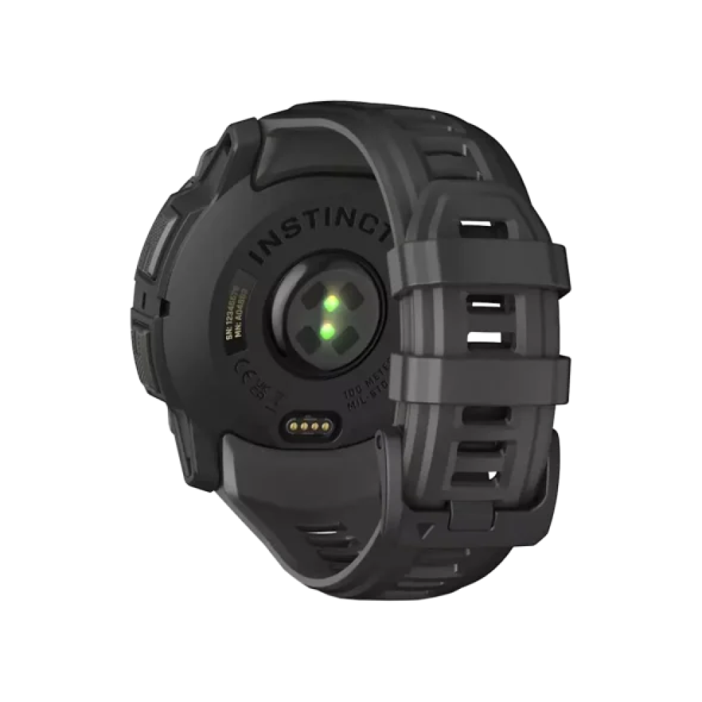 Смарт-годинник Garmin Instinct 3 50mm AMOLED Black with Charcoal Band (010-03020-00/40)