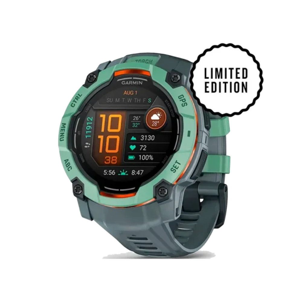 Смарт-годинник Garmin Instinct 3 50mm AMOLED Neo Tropic with Twilight Band (010-03020-01)