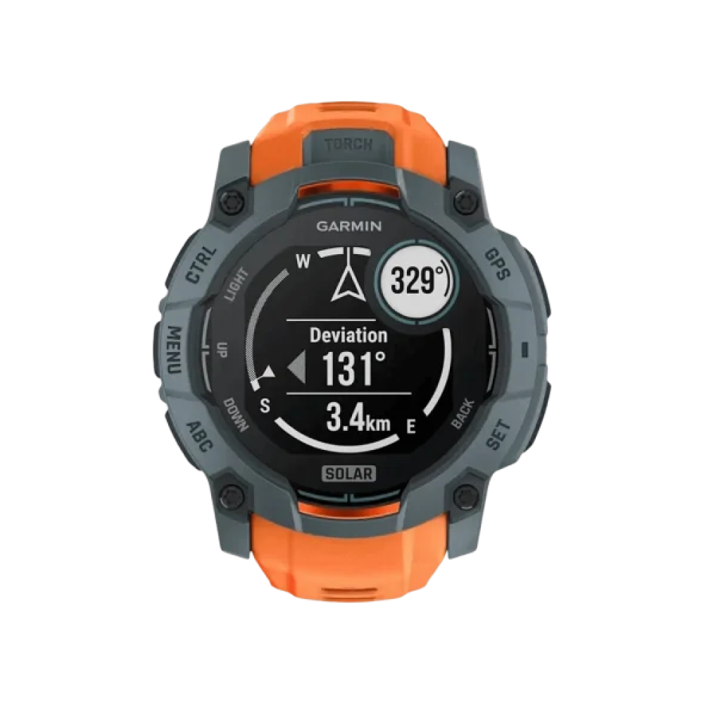 Смарт-годинник Garmin Instinct 3 50mm Solar Twilight with Solstice Band (010-02935-01)