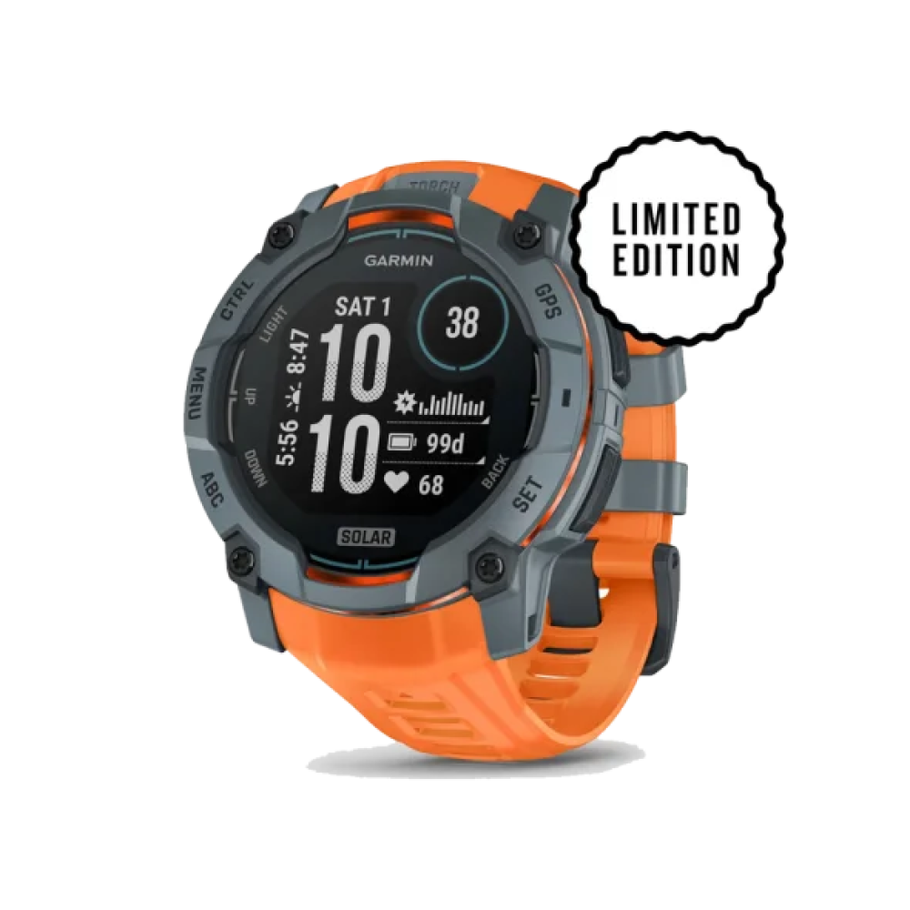 Смарт-годинник Garmin Instinct 3 50mm Solar Twilight with Solstice Band (010-02935-01)