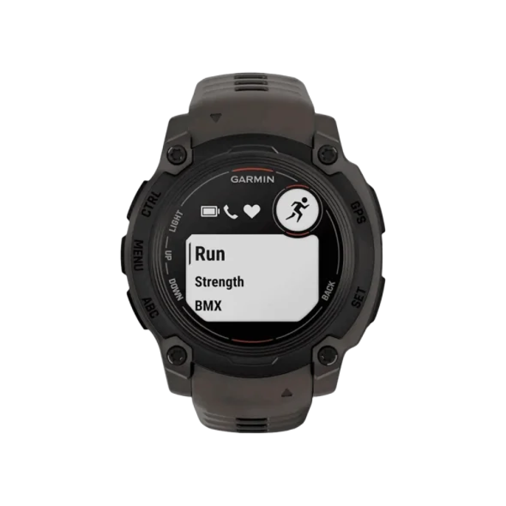 Смарт-годинник Garmin Instinct E 40mm Black with Charcoal Band (010-02932-00/13)