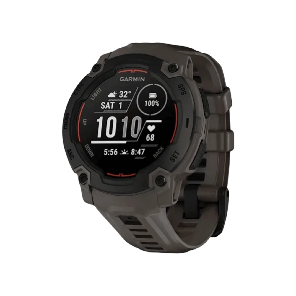 Смарт-годинник Garmin Instinct E 45mm Black with Charcoal Band (010-02933-00/13)
