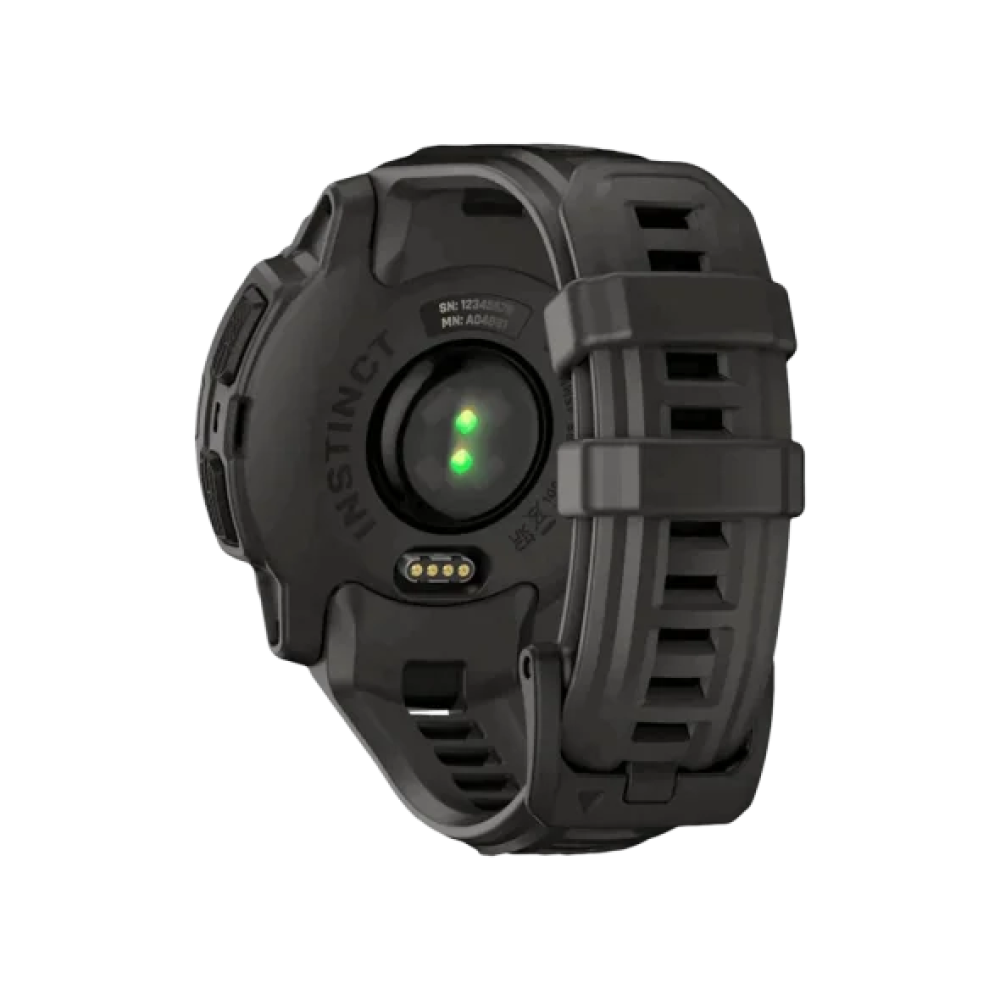 Смарт-годинник Garmin Instinct E 45mm Black with Charcoal Band (010-02933-00/13)