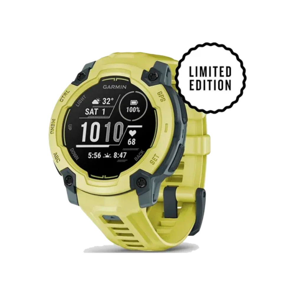 Смарт-годинник Garmin Instinct E 45mm Electric Lime with Electric Lime Band (010-02933-01)