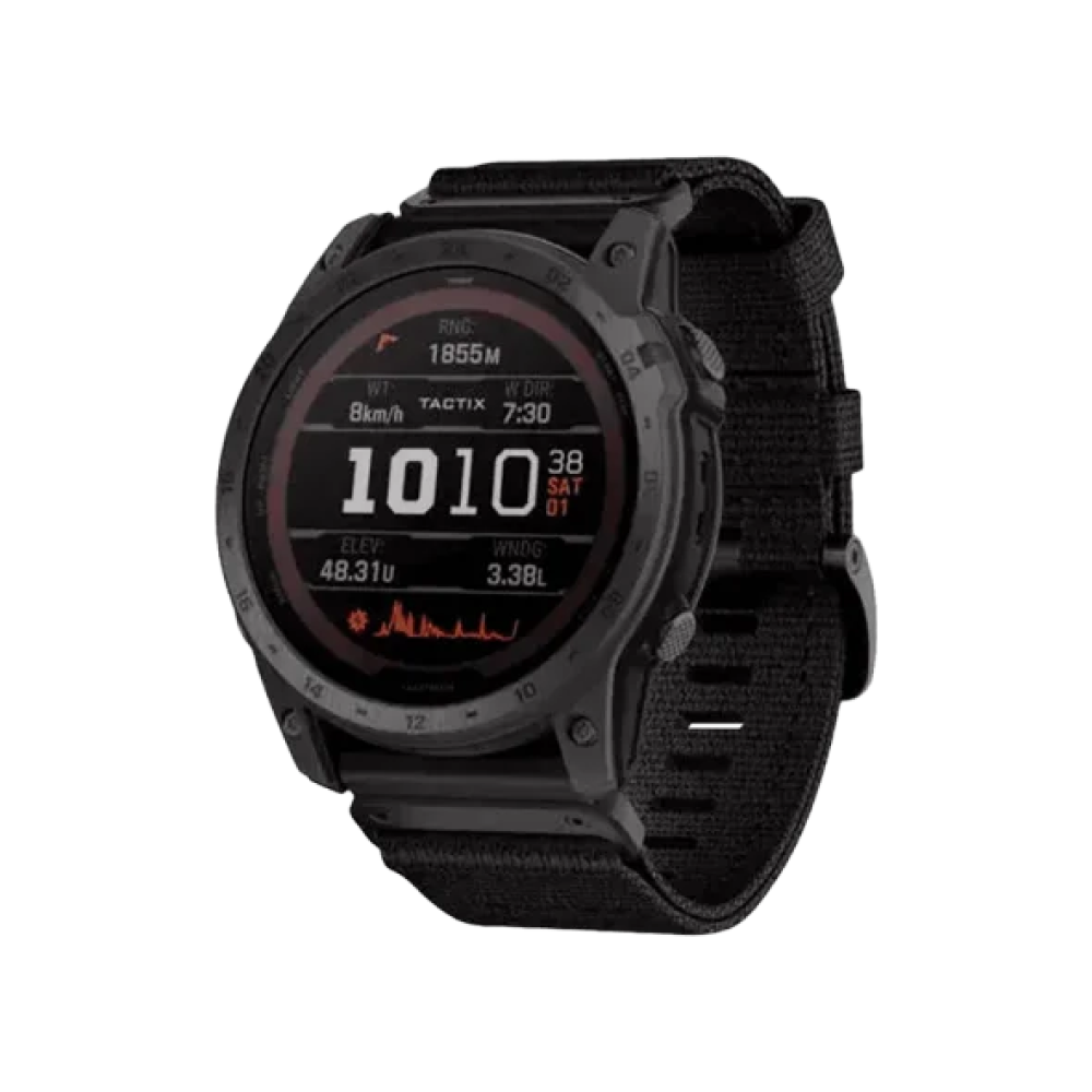 Смарт-годинник Garmin Tactix 7 Pro Ballistics Edition S. Powered T. Watch w. Applied B. and Nylon Band (010-02704-20/21)