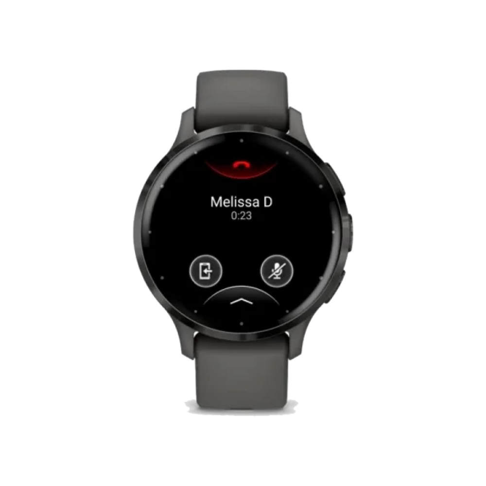 Смарт-годинник Garmin Venu 3S Slate S. Steel Bezel w. Pebble Gray Case and S. Band (010-02785-00/50)