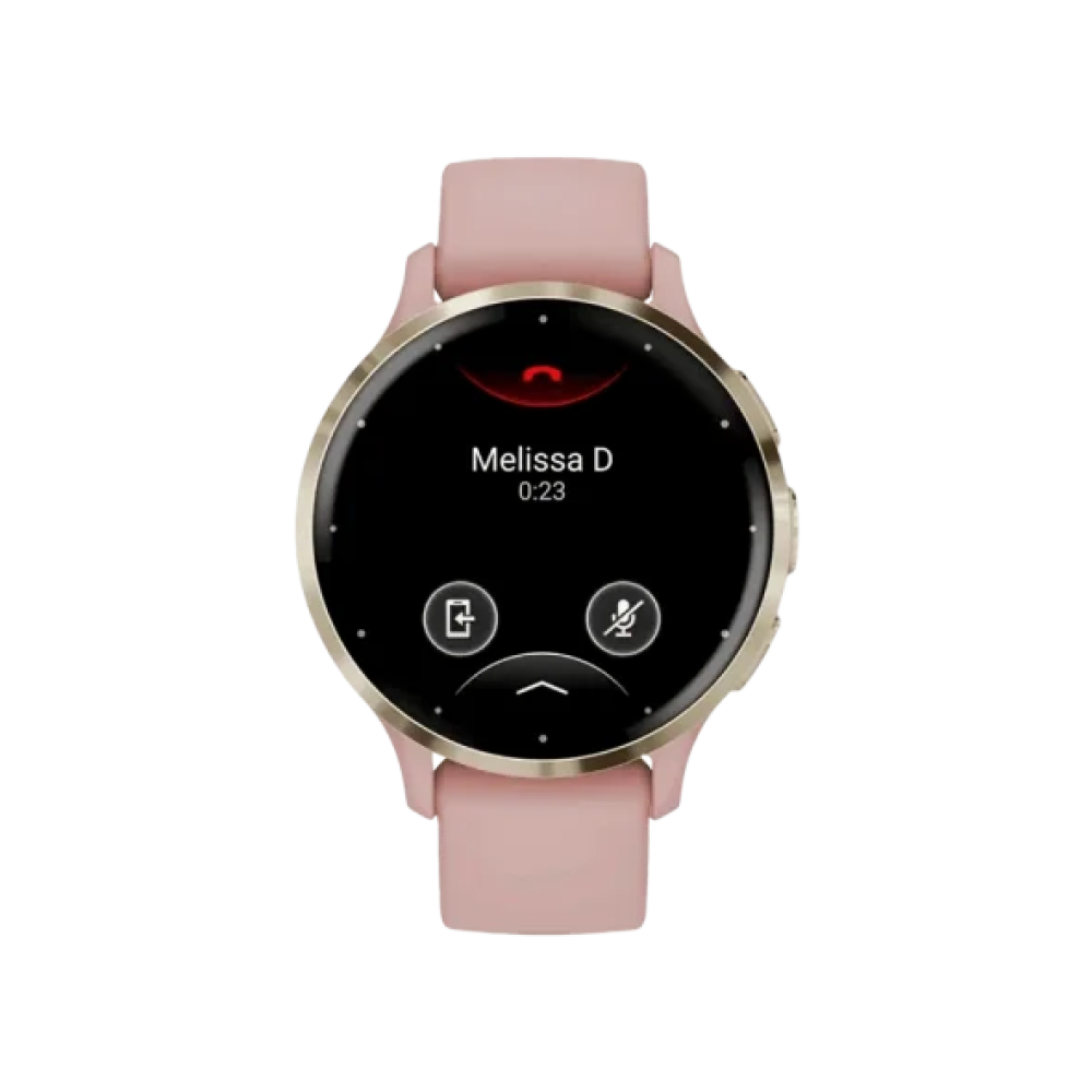 Смарт-годинник Garmin Venu 3S Soft Gold S. Steel Bezel w. Dust Rose Case and S. Band (010-02785-03/53)