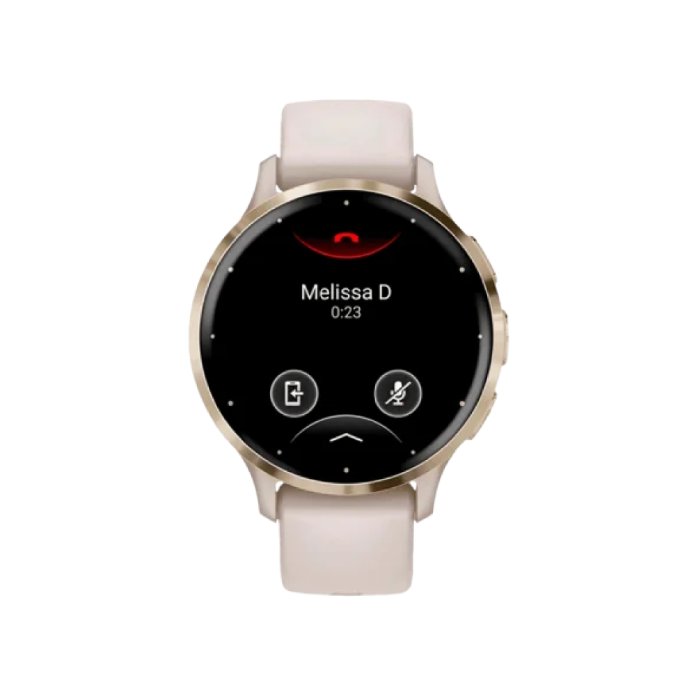 Смарт-годинник Garmin Venu 3S Soft Gold S. Steel Bezel w. French Gray Case and S. Band (010-02785-02/52)