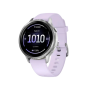 Смарт-годинник Garmin Venu 4 41 mm Silver with Periwinkle Silicone Band (010-03013-01)