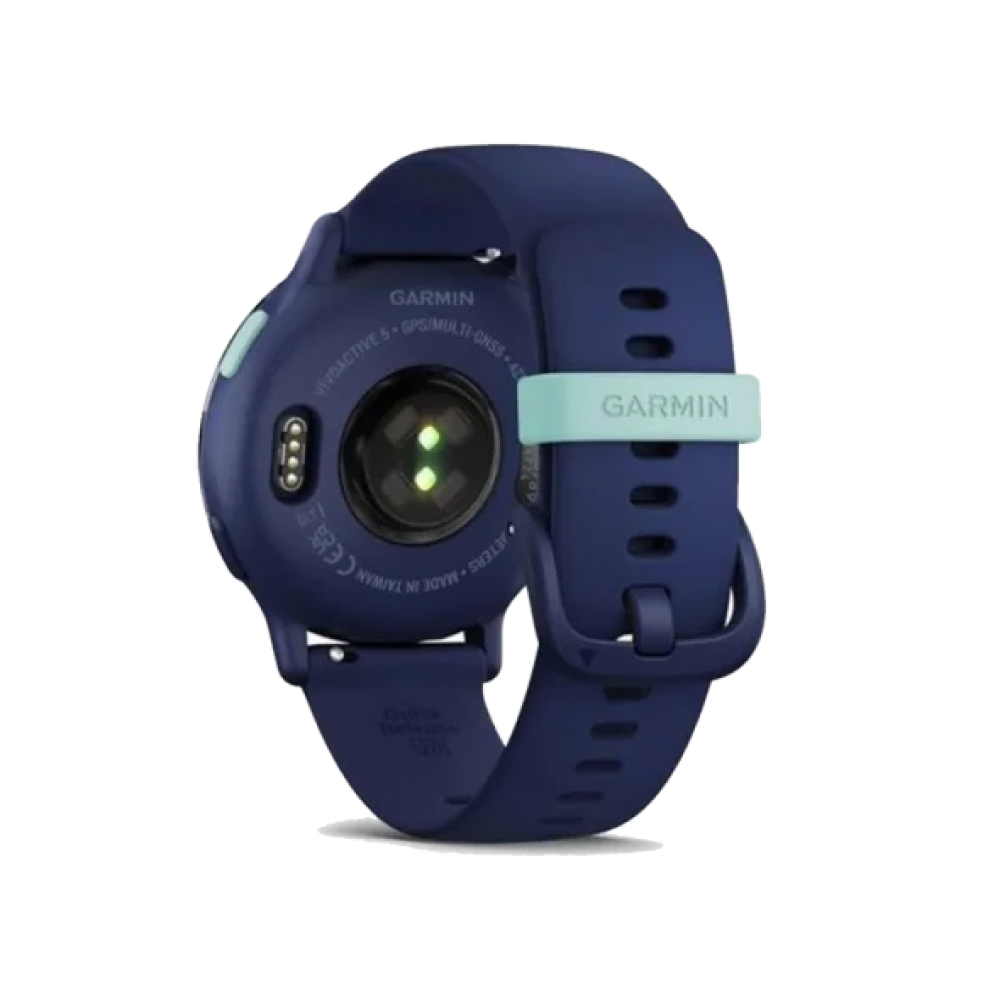 Смарт-годинник Garmin vivoactive 5 Metallic Navy Aluminum Bezel with Navy Case and Silicone Band (010-02862-12/52)
