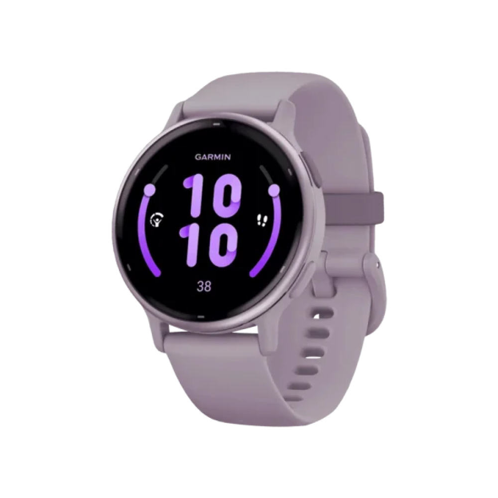 Смарт-годинник Garmin vivoactive 5 Metallic Orchid Aluminum Bezel with Orchid Case and Silicone (010-02862-13/53)