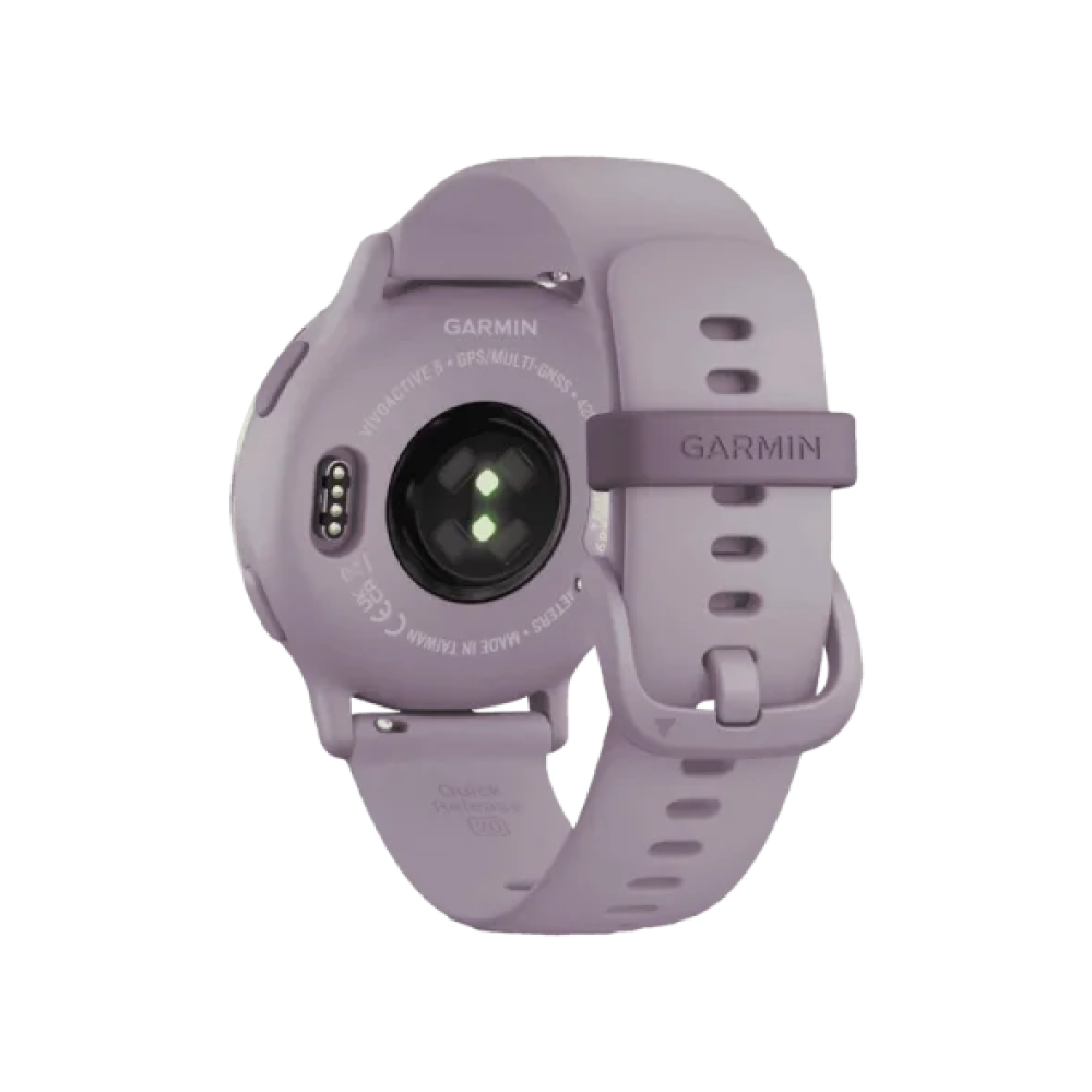 Смарт-годинник Garmin vivoactive 5 Metallic Orchid Aluminum Bezel with Orchid Case and Silicone (010-02862-13/53)