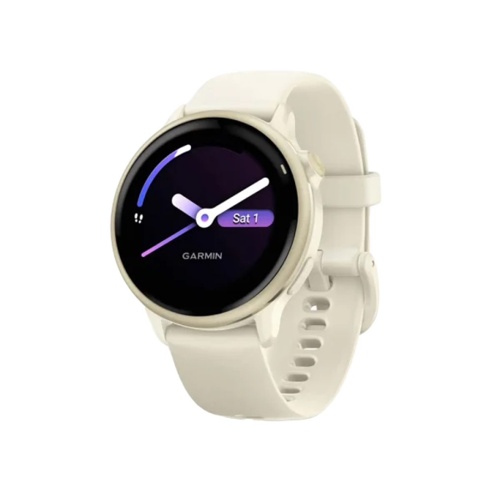 Смарт-годинник Garmin Vivoactive 6 Lunar Gold with Bone Band (010-02985-01/41)