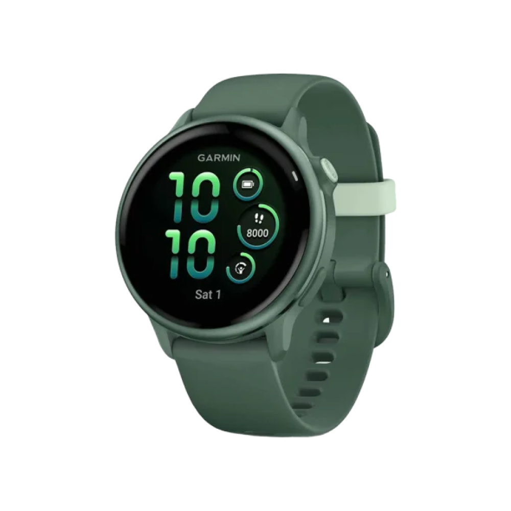 Смарт-годинник Garmin Vivoactive 6 Metallic Jasper Green with Jasper Green Band (010-02985-02/42)