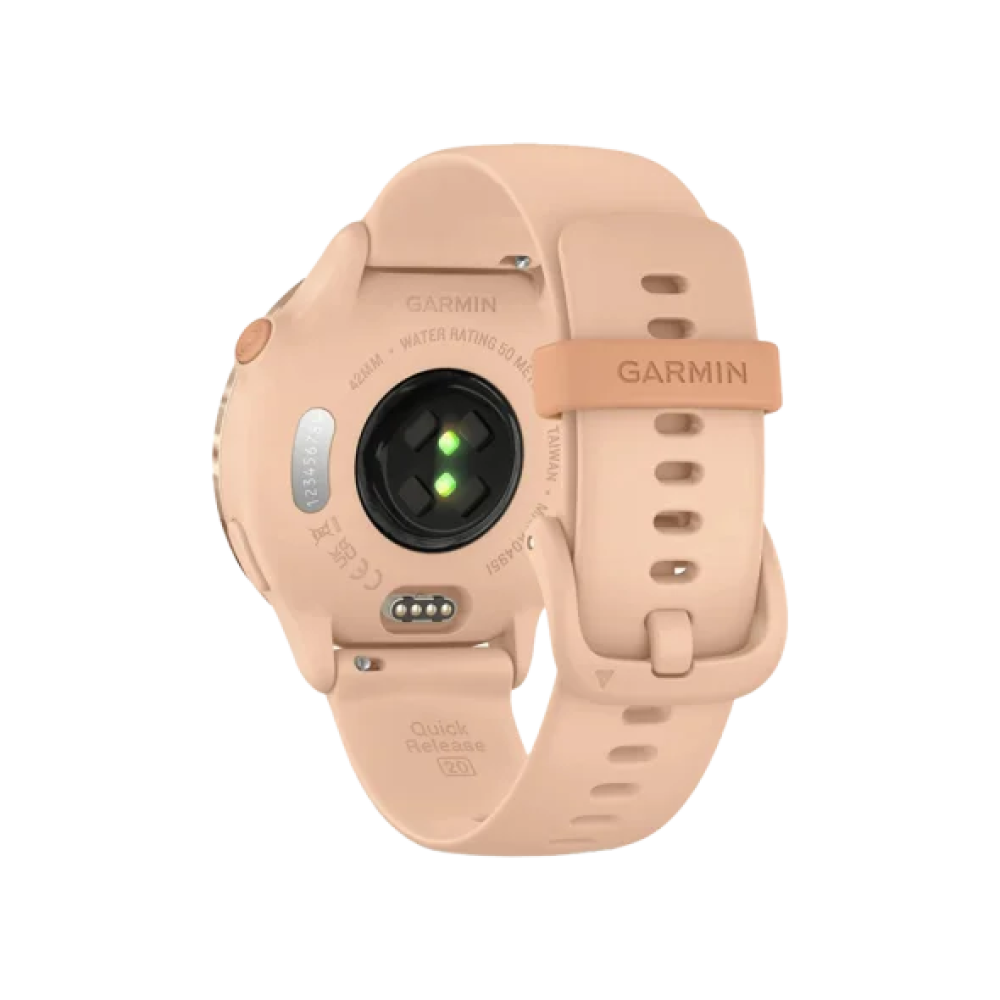 Смарт-годинник Garmin Vivoactive 6 Metallic Pink Dawn with Pink Dawn Band (010-02985-03/43)