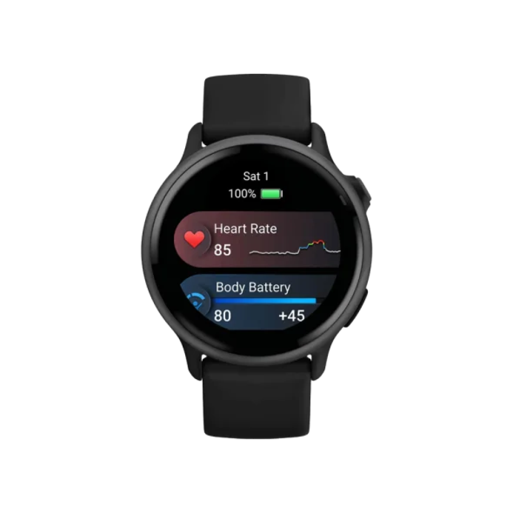 Смарт-годинник Garmin Vivoactive 6 Slate with Black Band (010-02985-00)