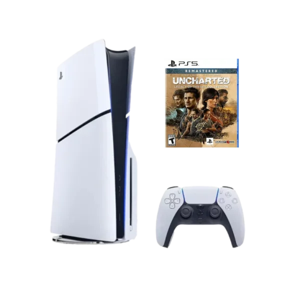 Стаціонарна ігрова приставка Sony PlayStation 5 Slim 1TB + Гра PS5 Uncharted: Legacy of Thieves Collection