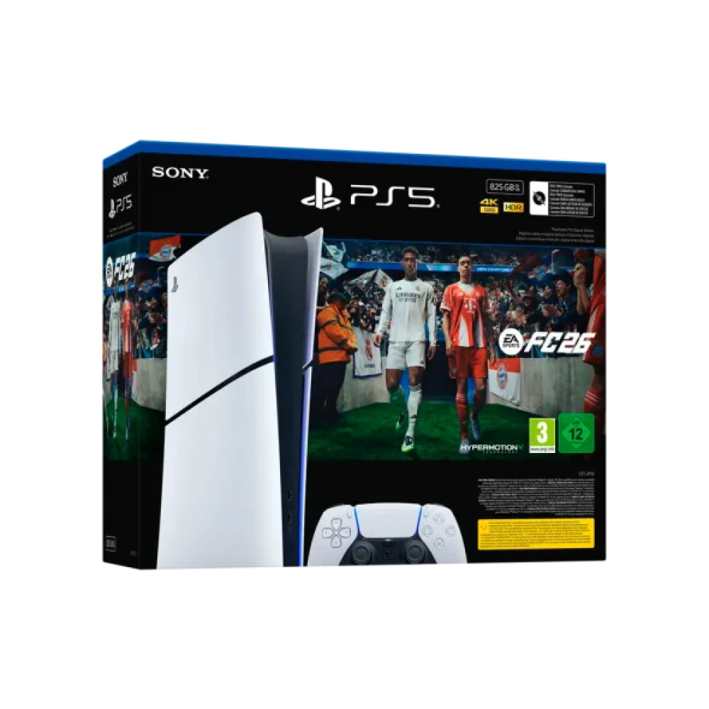 Стаціонарна ігрова приставка Sony Playstation 5 Slim Digital 825GB EA SPORTS FC 26 Bundle (1000049864)