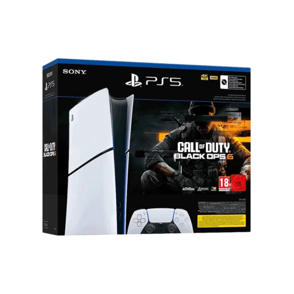 Стаціонарна ігрова приставка Sony PlayStation 5 Slim Digital Edition 1TB Call of Duty: Black Ops 6 Bundle (1000049158)