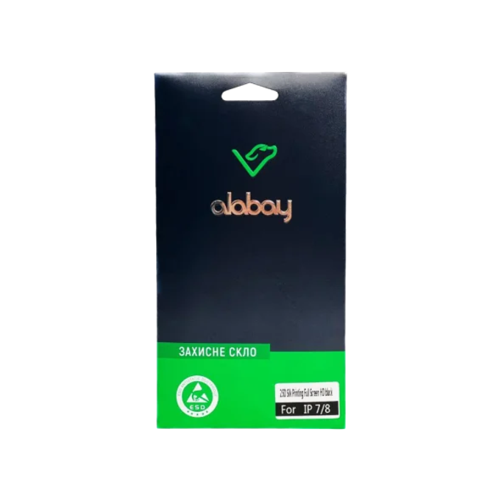 Захисне скло Apple iPhone 7/8 Plus Alabay Black