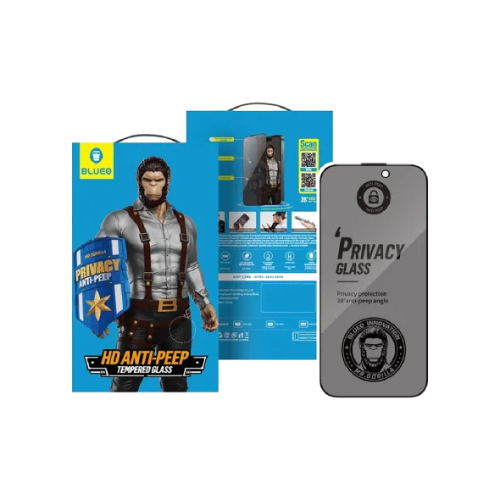 Захисне скло iPhone 15 Pro Privacy BLUEO