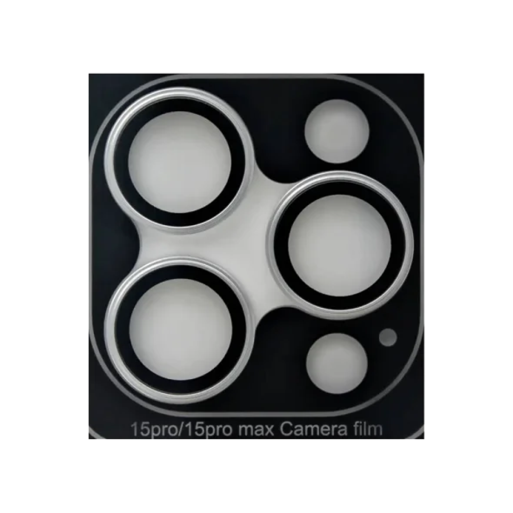 Захист камери iPhone 16 /16 Plus Metal Ring Silver