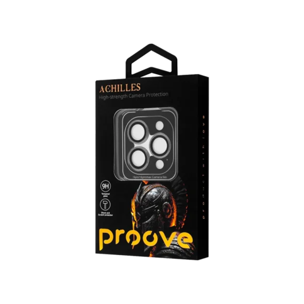 Захист камери iPhone 16 Pro/16 Pro max ACHILLES Black