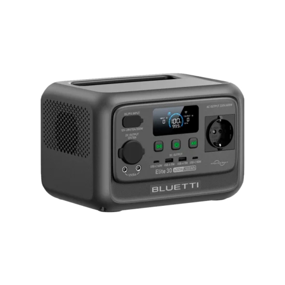Зарядна станція BLUETTI Elite 30 V2 600W 288Wh (P-EL30V2-EU-GY-BL-010)