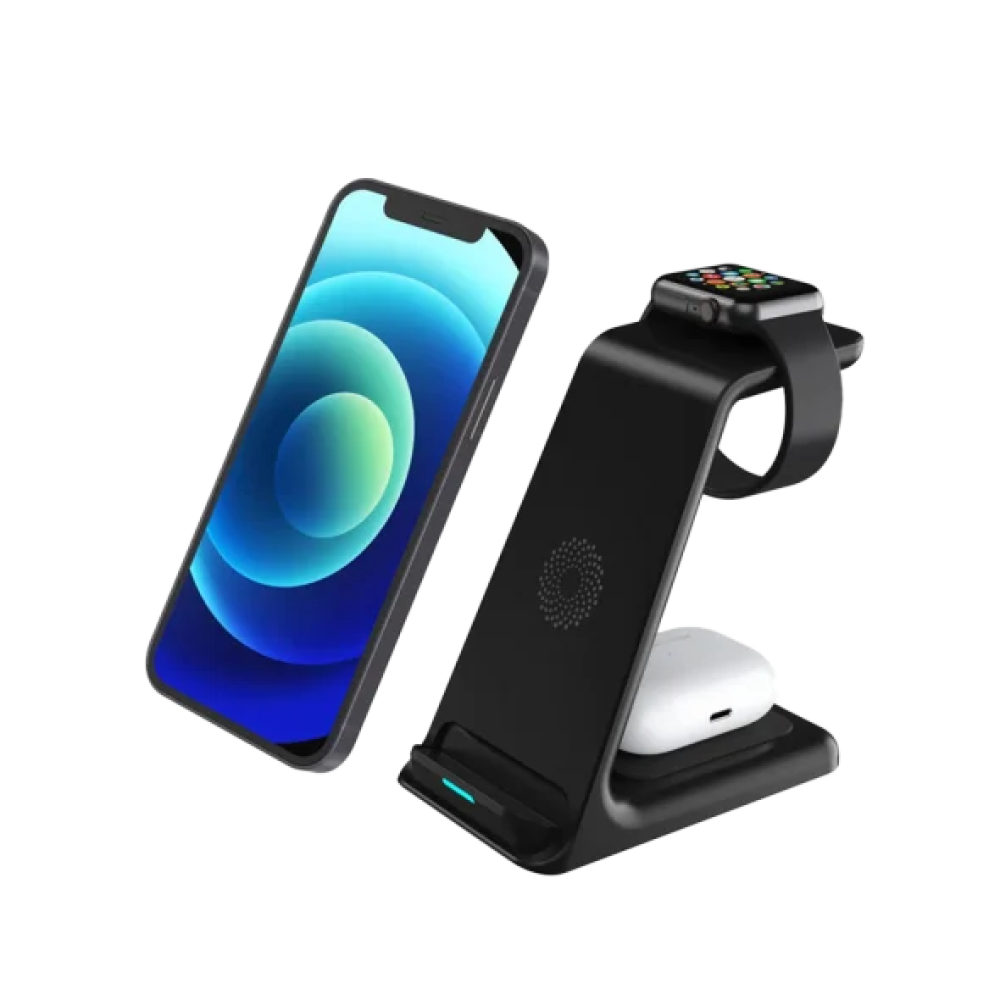 Зарядний пристрій стенд Бездротовий Smart 3 in 1 C200