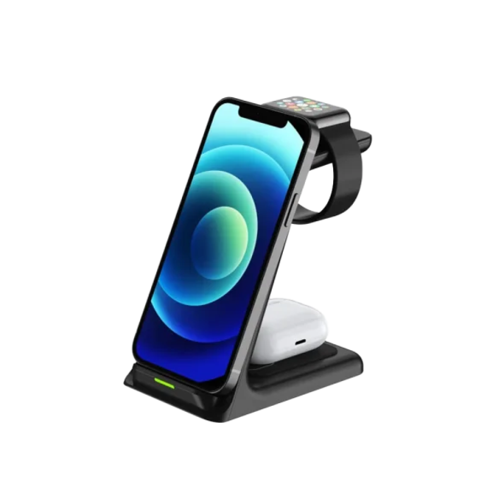 Зарядний пристрій стенд Бездротовий Smart 3 in 1 C200