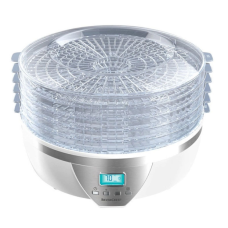 Сушарка електрична для овочів фруктів грибів та м'яса Silver Crest SDA 350 A2 дегідратор на 350 Вт 5 лотків таймер РК дисплей