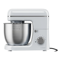 Тістомісний комбайн SilverCrest SKM 600 B2 White (600 Вт)